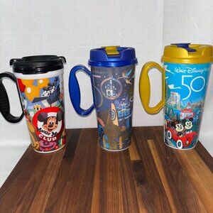 Disney Parks 50th Anniversary & Mickey Mouse Club Mug Lot‎ Whirley DrinkWorks!